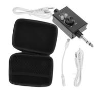 WHAMVOX 1 Set Sound Card Mixer Supplies Tableware Modified Air Pipe Prop Headband Adjustable Adapter Monitor Sound Card Dj Mixer Monitor Mixer Portable Sound Card Manual Vest Plastic Black