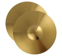 WHAMVOX 10 Inch Metal Drum Cymbals 2 Pack Crash Cymbals Jazz Drum Cymbals Easy to Use