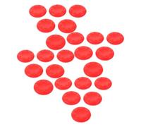 WHAMVOX 100pcs Red Silicone Controller Thumb Grip Caps for Game Controllers, Anti Slip Analog Stick Covers to Precision and Enhance Control, Vivid Design for Gamers