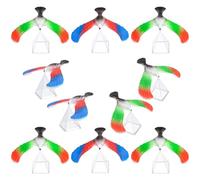WHAMVOX 10Pcs Balance Bird Set, Gravity Eagle Finger Balancing, Colorful Desktop Educational for ’ Cognitive Skill Development and Hand-Eye Coordination in Play Random Color Random Color