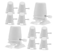 WHAMVOX 10pcs Clockwork Legged Robot Movements DIY Repair Parts for Handcraft Playthings Winding Mechanisms with Visible Gear Design for Clay Models and Walking Animal