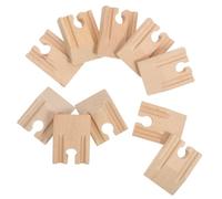 WHAMVOX 10Pcs Concave Train Tracks Expansion Accessories Compatible with Major Brands for Imaginative Play and Scene and Railway