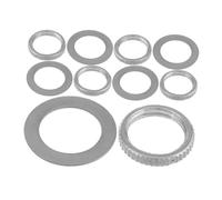 WHAMVOX 10pcs Electric Guitar Toggle Switch Nut and Washer Toggle Switch Washer Plate for Enhanced Performance Easy Installation Secure Stability for Guitars and Basses