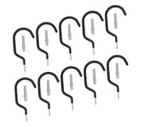 WHAMVOX 10pcs Heavy Duty Iron Bicycle Wall Hooks for Garage Storage Space-Saving Pedal Hangers Metal Bike Rack for Home Organization and Cycling Enthusiasts