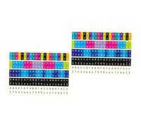 WHAMVOX 10pcs Kalimba Note Stickers for Beginners Kalimba Learning Stickers Music Supplies for Thumb Piano Easy to Use and for Recognition