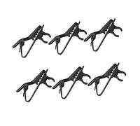 WHAMVOX 10pcs Lapel Tie Clip Microphone Lapel Lavalier Mic Clip Iron Clip for Podcasting Interviewing