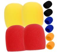 WHAMVOX 10pcs Microphone Windscreen Covers Thick Handheld Mic Covers for Ktv and Karaoke Reusable Excellent for Handheld Microphones