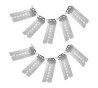 WHAMVOX 10pcs Rear Mounting Drawer Rail Brackets for Kitchen Slides Heavy-Duty Suspension Bracket for Face Frame Cabinets Sturdy Bottom Mount Hardware for Drawer Support and Smooth