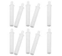 WHAMVOX 10pcs Soft-Close Cabinet Door Damper Plastic Noise-Reduction Mechanism for Kitchen Bathroom Wastebasket Lid Buffer Silent Hydraulic Buffer Replacement