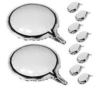 WHAMVOX 10pcs Speech Bubble Foil Balloons Aluminum Film Blank Message Balloons for DIY Party Decoration Easy to Inflate for Weddings Birthdays Engagements and Celebrations