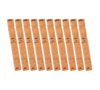 WHAMVOX 10pcs Ultra Lightweight Oak Cork Fishing Float Sticks with Natural Buoyancy for Float Fishing Pole Use Increasing Bite Detection for Freshwater and Saltwater