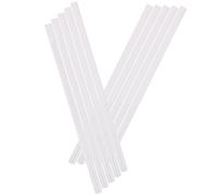 WHAMVOX 10pcs White Wax Fabric Marking Pencils for Sewing, Tailor Set | Fine Line Control for Garments and Textiles, Useful during Alterations, Studio Work, Leathercraft and DIY Projects