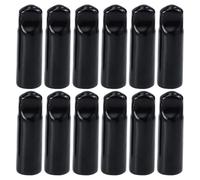 WHAMVOX 12Pcs Beer Tap Rubber Cover Protective Beer Tap Caps Fastened Black Rubber for Kitchen Use Kegerator Replacement Parts