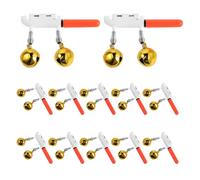 WHAMVOX 12pcs Clip on Fishing Alarm Rod Bite Alarm Light Green Abs Copper Continuous Illumination Easy Installation for Fishing Rod Tip