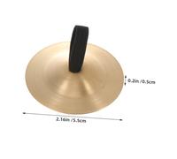 WHAMVOX 12pcs Copper Finger Cymbals for Small Hand Cymbals Lightweight Rhythm Maker for Dancing Music Classes and Stage Performances Educational Percussion Instrument