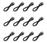 WHAMVOX 12pcs Guitar Pedal Power Cord Dc Effect Pedal Power Cable for Electric Guitar Accessories Durable Professional Cable for Stage Practice Recording Use