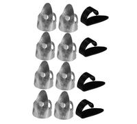 WHAMVOX 12pcs Metal Guitar Picks Acoustic Guitar Thumb Picks for Learning Playing Banjos Ukulele Bass