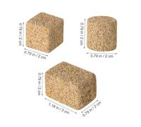 WHAMVOX 12pcs Mini Decorative Hay Bales Realistic DIY Haystack Models for Home Decor Garden Scene Crafting Farmyard Display Assorted Shapes and Colors