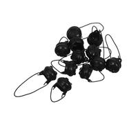 WHAMVOX 12pcs Mini Plastic Cauldrons with Metal Handles Witchcraft Pots for Halloween Candy Holders Dollhouse Kitchen Accessories Fairy Garden Decor and Mini Bonfire Props