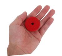 WHAMVOX 12pcs Red Drum Cymbal Felt Pads Thick Cotton Washers for Cymbal Stand Protection Noise Dampening Secure Fit Enhancing Sound Clarity and Longevity for Jazz and Crash