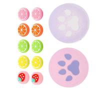WHAMVOX 14pcs Silicone Animal Theme Thumb Stick Covers Cat Claw Shape, Anti-slip Replacement Thumb Grips Caps for Game Controller, Gaming Accessories