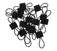 WHAMVOX 15pcs Tactical Elastic Webbing Straps for Outdoor Bag Attachments Lightweight Organizer Gear Loops for Hiking Camping Survival Securely Fix and Distribute Weight Backpacks