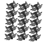 WHAMVOX 15pcs Wolf Animal Masks for and Reusable Gray Wolf Half Face with Elastic Strap Comfortable Fit for School Plays Birthday Parties Cosplay and Roleplaying Fun