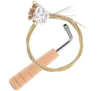 WHAMVOX 16 Metal Harp Strings Replacement for Lyre with Tuning Wrench, Sturdy Metal Material, Suitable for Classical Lyre Players and Stringed Musical Instruments
