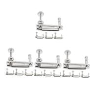 WHAMVOX 16pcs Violin Metal Fine Tuners Easy Install String Adjusters Alloy Tuning Accessories for Violinists for Beginners and Professionals