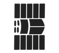 WHAMVOX 17 Sheets Ultra-thin Non-slip Mouse Grip Tape Sticker with Sweatabsorbing Comfort and Polyurethane Material for Wireless and Wired Mouse Use at Home or Work