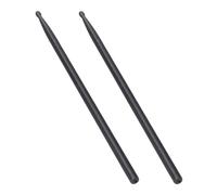 WHAMVOX 1pair Carbon Fiber Drumsticks Performance Drum Stick Not Easy to Deform No Burr Black Jazz Drum Stick for Stage and Professional Drumming