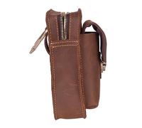 WHAMVOX 1pc Multi-Functional Leather Waist Bag for Phones Outdoor Sports Pouch for Running Camping and Daily Use Simple Design Easy Access