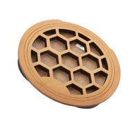 WHAMVOX 1pcs Guitar Sound Hole Cover Block Wooden Soundhole Plug for Guitars Easy Installation Noise Reduction Humidifier Accessory for Quiet Practice Sessions