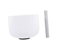 WHAMVOX 1set Crystal Singing Bowl Meditation Sound Bowl with Mallet for Yoga and Mindfulness Practices Lightweight and Portable Design