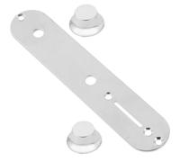 WHAMVOX 1set Electric Guitar Volume Control Plate Tone Knobs Replacement Parts for Bass Guitar Easy Installation for Various Instruments