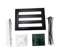 WHAMVOX 1set Guitar Effects Pedal Board Holder Hook and Ties for Electric Rows for Multiple Effects Suitable for Musicians and Performers