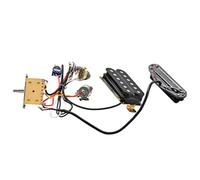 WHAMVOX 1set Guitar Pickup Wiring for Electric Guitars Compact and Control Plate Easy Installation for Jazz and Electric Models Craftsmanship