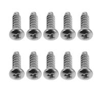 WHAMVOX 1set Hair Clipper Housing Fixing Screws Replacement for Electric Trimmer Shell Accessory Compatible with Wahl Silver for Secure Maintenance and Anti-loosening 10pcs