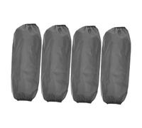 WHAMVOX 2 Pairs Oilproof Arm Protector Sleeves Extended Thickened Arm Covers for Industrial Cleaning Dishwashing Kitchen Use Protective Oversleeves for Stain Barrier Black