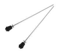 WHAMVOX 2 Pcs Adjustable Bass Drum Legs Set Metal Riser Floor Foot Replacement for Drum Versatile Instrument Stand Accessories with Height and Angle Settings