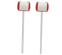 WHAMVOX 2 pcs Felt Bass Drum Beaters for Kick Drum Pedal High-Quality Percussion Instrument Parts Compatible