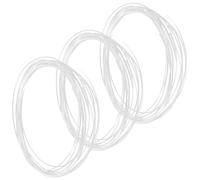 WHAMVOX 2 Rolls Shaped Nylon Eyeglass Repair Wire for Semi-Rimless Frames Transparent Optical Lens Stabilizing Strip Thick Flexible Half Frame Glasses String for Quick Lens Fixing