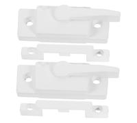WHAMVOX 2 Sets American Crescent Window Lock Security Window Lock Replacements White