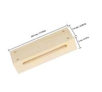 WHAMVOX 2 Sets Beech Wood Rhythm Percussion Blocks with Wooden Mallets Double Tone Orff Musical Instruments for Band and Educational Use Natural Resonant Sound Instrument Accessories
