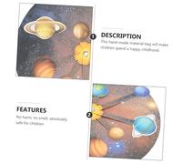 WHAMVOX 2 Sets DIY Solar System Material Kit Eight Planets Model Craft Supplies for Paper Material Make Educational DIY Supply for Home Decoration and Learning