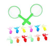 WHAMVOX 2 Sets Fishing Game Set with Tpr Goldfish Models and Nets Educational Water Play for Hand-eye Coordination Development Bath Pool Fishing gift for for for for for for Random Color
