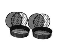 WHAMVOX 2 Sets Handheld Sifter Portable Plastic Sifters for Science Experiments Sand Play Versatile Educational Tools with Interchangeable Mesh for Classroom Outdoor Activities