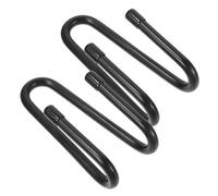 WHAMVOX 2 Sets Metal Sword Display Stands Wall Mount Brackets Storage Holders for Home Decor Sturdy Black Wall-Mounted Sword Racks Suitable for Game Rooms Bedrooms Living Areas