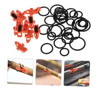 WHAMVOX 20 Sets Sea Fishing Hook Keepers with Plastic Rings Elastic Hanging Rod Hooks Portable Fishing Tools for Efficient Anglers