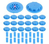 WHAMVOX 20 Sets Vacuum Compression Bag Sealing Valve Plugs with Plastic and Silicone Leakproof Valves for Travel Organization and Bedding, Space Saving Airtight Compression Bag
